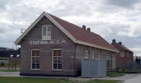 Beeld bij Het tramstation van Coevorden