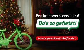 Beeld bij Kerstactie weer van start: doneer je gebruikte kinderfiets!