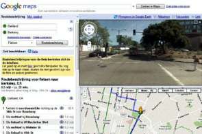Beeld bij Google introduceert fietsrouteplanner in de USA
