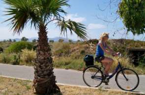 Beeld bij Fietsen op Kos