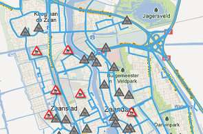 Beeld bij Meldpunt gladde fietsroutes in gemeente Zaanstad