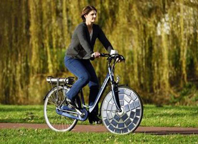Verstoring voorbeeld Schandelijk E-bike op zonne-energie | Fietsen123